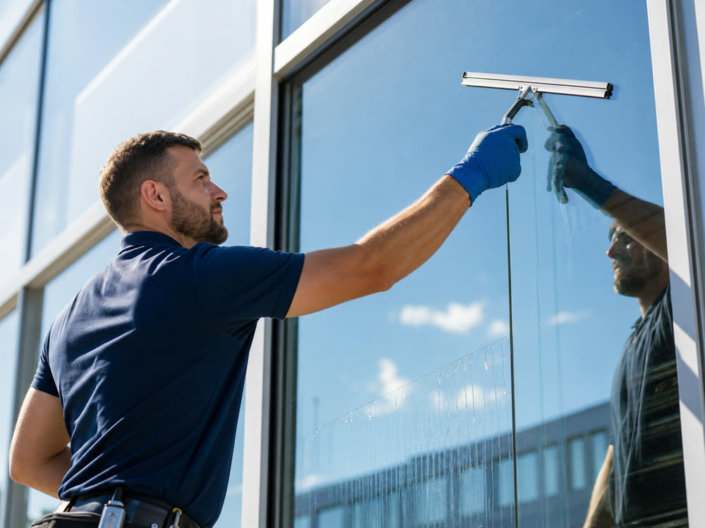 Glasreinigung und Fensterreinigung vom Profi
