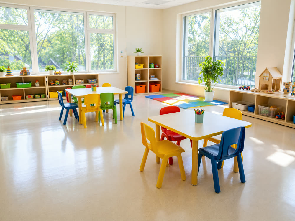 Kindergartenreinigung – hygienisch saubere Gruppenräume